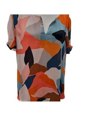 DR2 Women's Colorful Abstract Blouse